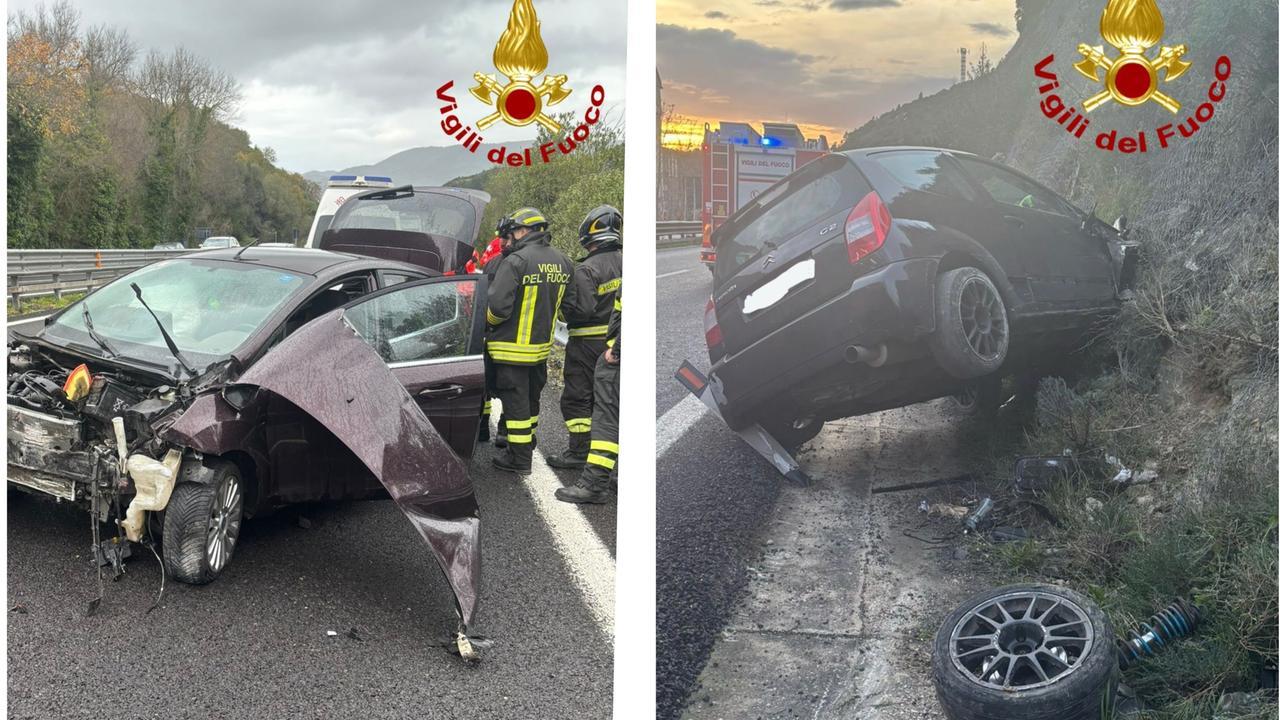 Due incidenti stradali sulla 131, feriti i conducenti delle auto