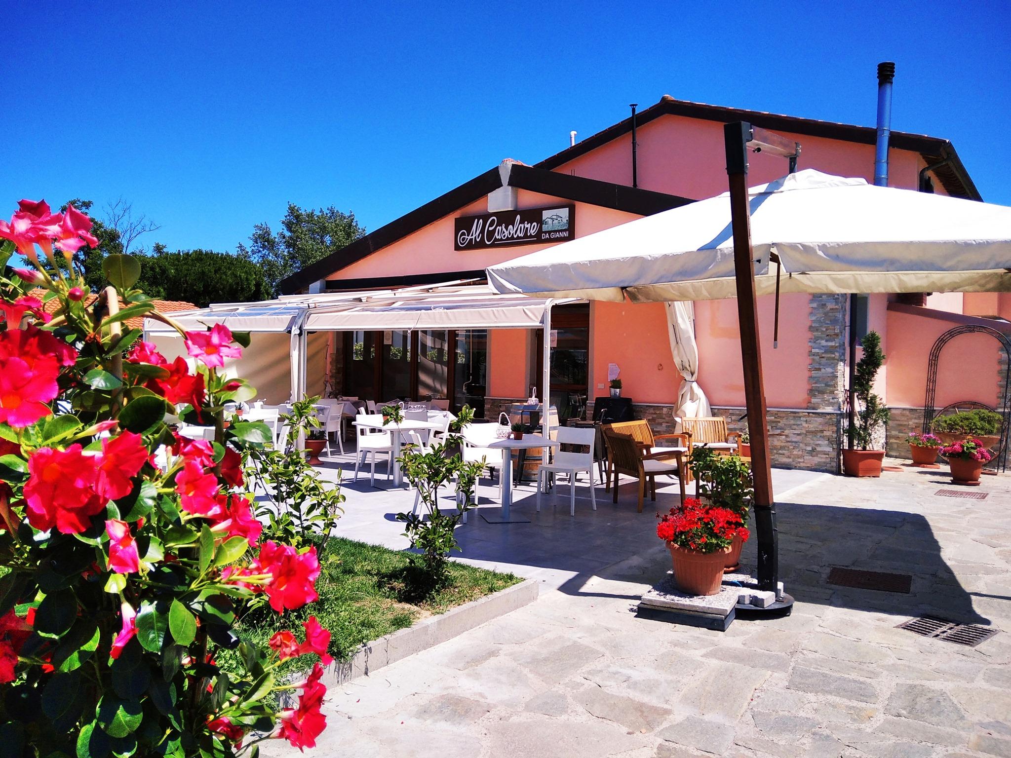 Il ristorante "Al Casolare da Gianni" di via degli Acquaioli