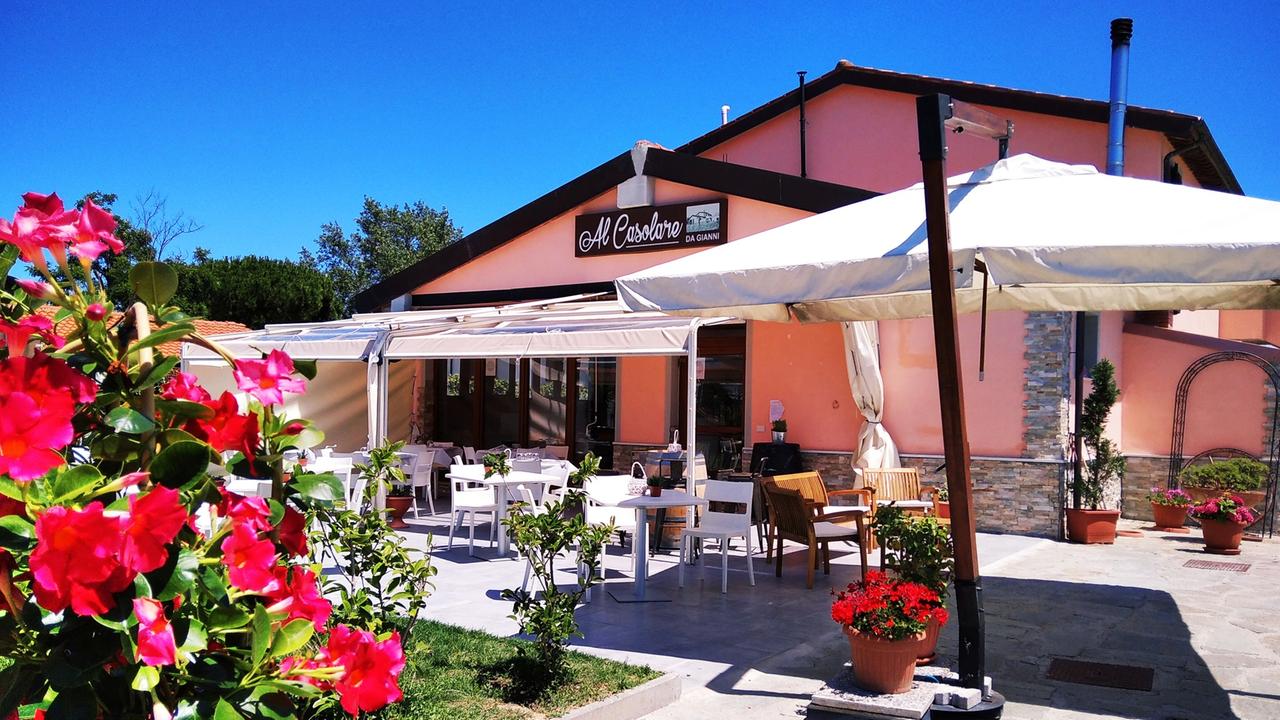 Il ristorante "Al Casolare da Gianni" di via degli Acquaioli