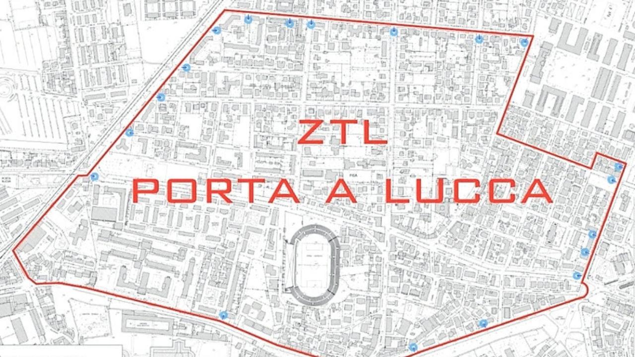La mappa con i confini della nuova Ztl