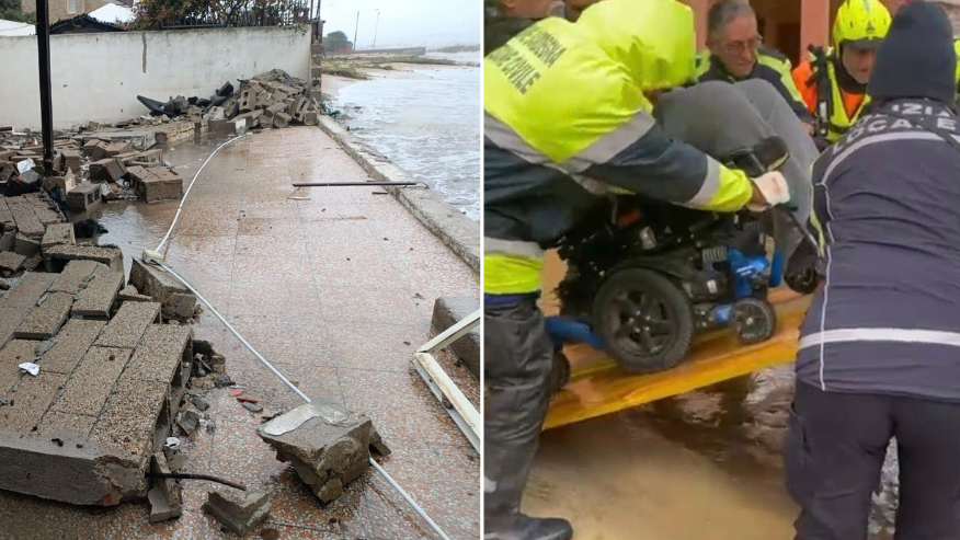 Ciclone Harry, si alza il livello del mare: partono le prime 100 evacuazioni