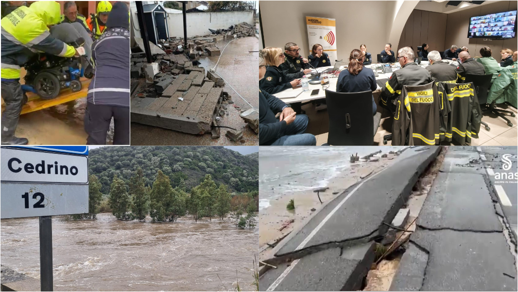Ciclone Harry, la conta dei danni: strade e litorali distrutti, case evacuate. Domani allerta rossa: i fiumi fanno paura