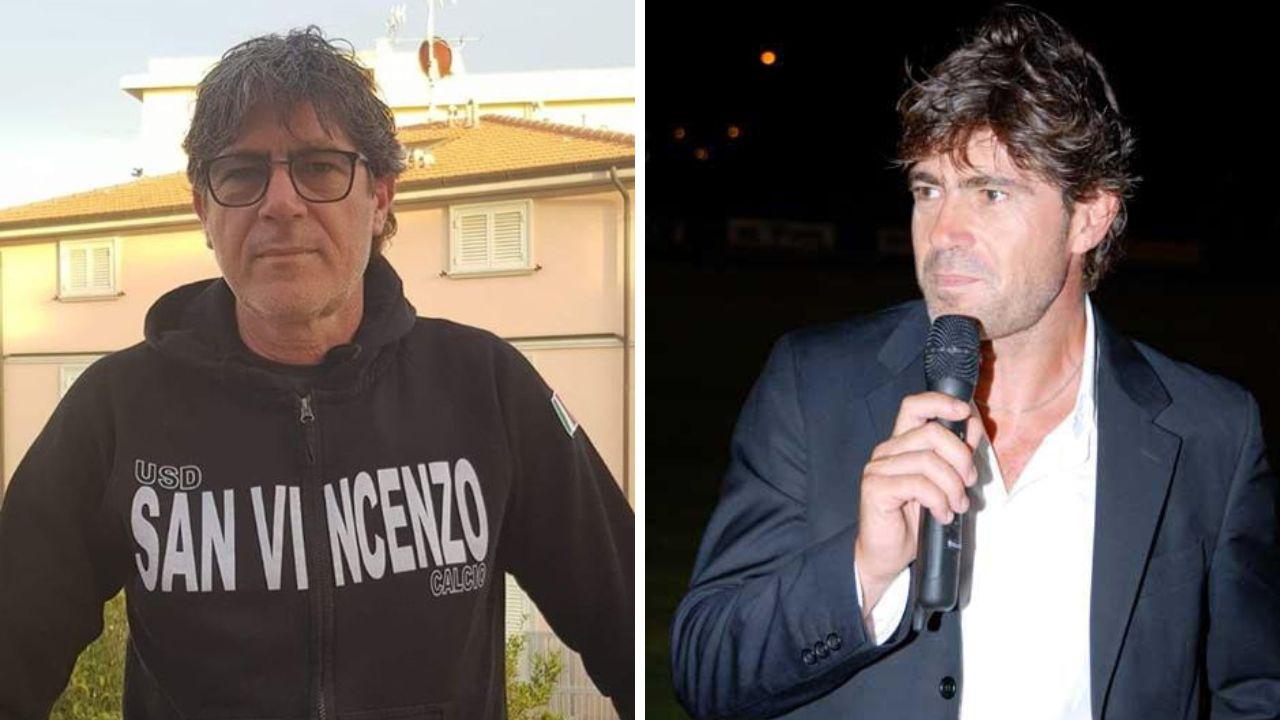 Aldo Di Marco quando era presidente del San Vincenzo calcio (foto Paolo Barlettani, 2008)
