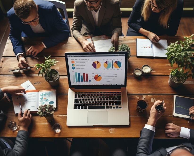 Una riunione di lavoro