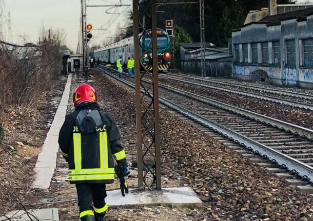 Prato, persona investita dal treno a Borgonuovo