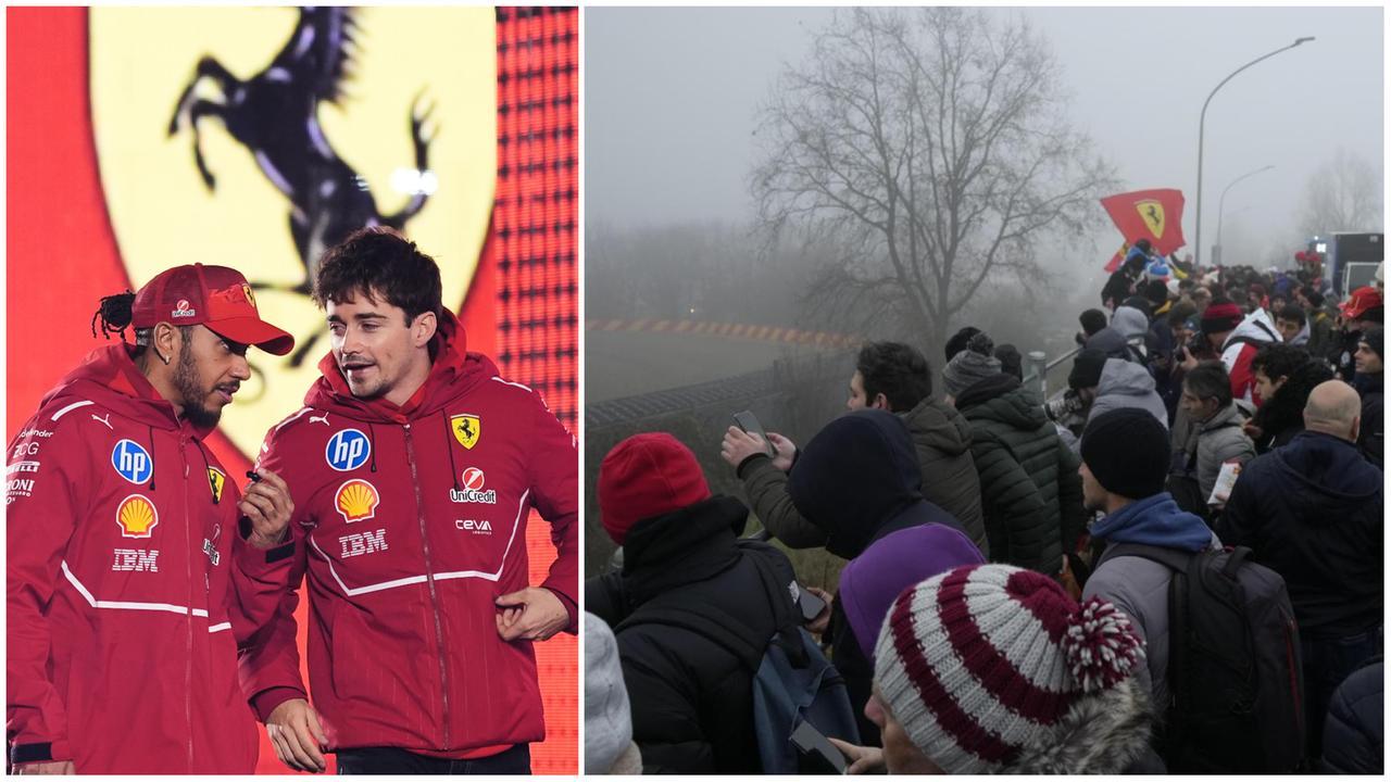 Tutto pronto per la presentazione della Ferrari SF-26