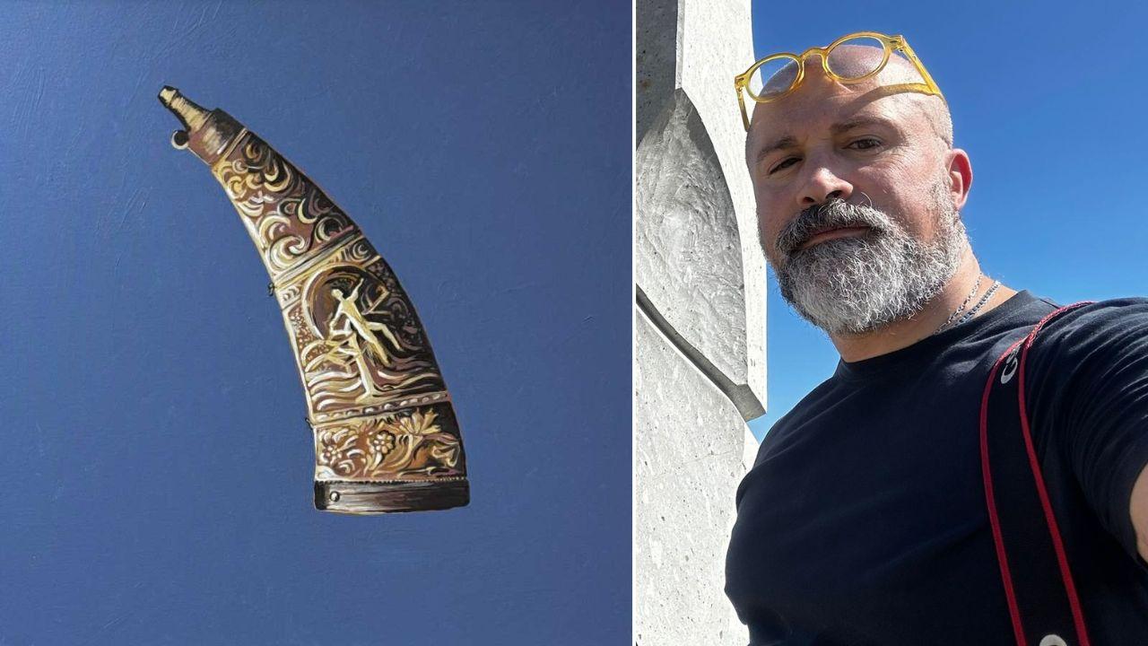 Un’opera del sassarese Genesio Pistidda in mostra a Genova