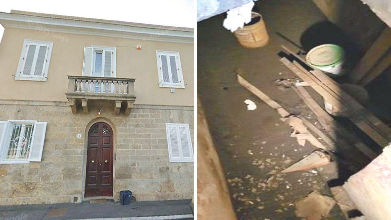 
	La villa venduta (nel frattempo ristrutturata) dal consigliere Alessandro Perini all&rsquo;avvocato Stefano Scalise, a dx&nbsp;una foto della cantina

