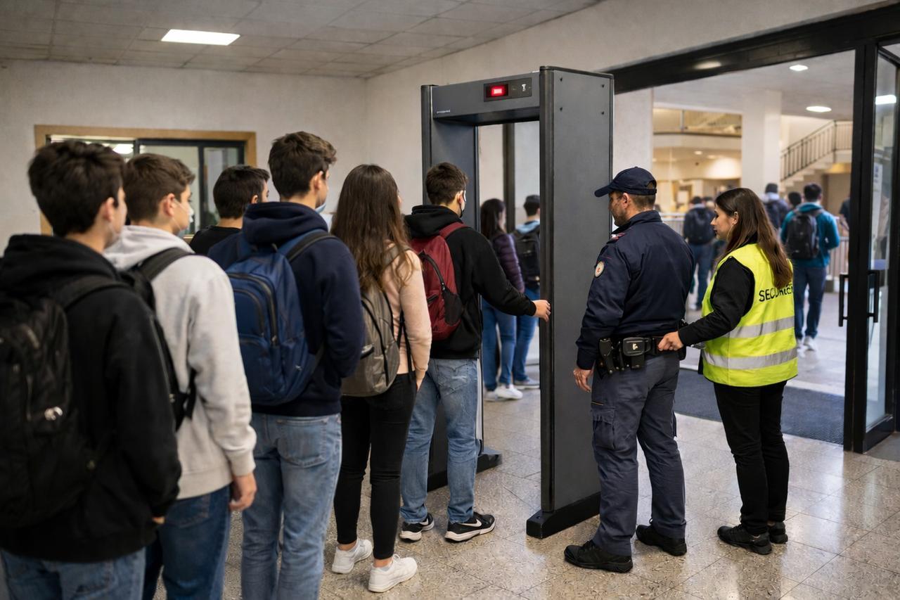 Indagine allo Scaruffi, in 300 dicono la loro sui metal detector a scuola: ecco come la pensano studenti e prof