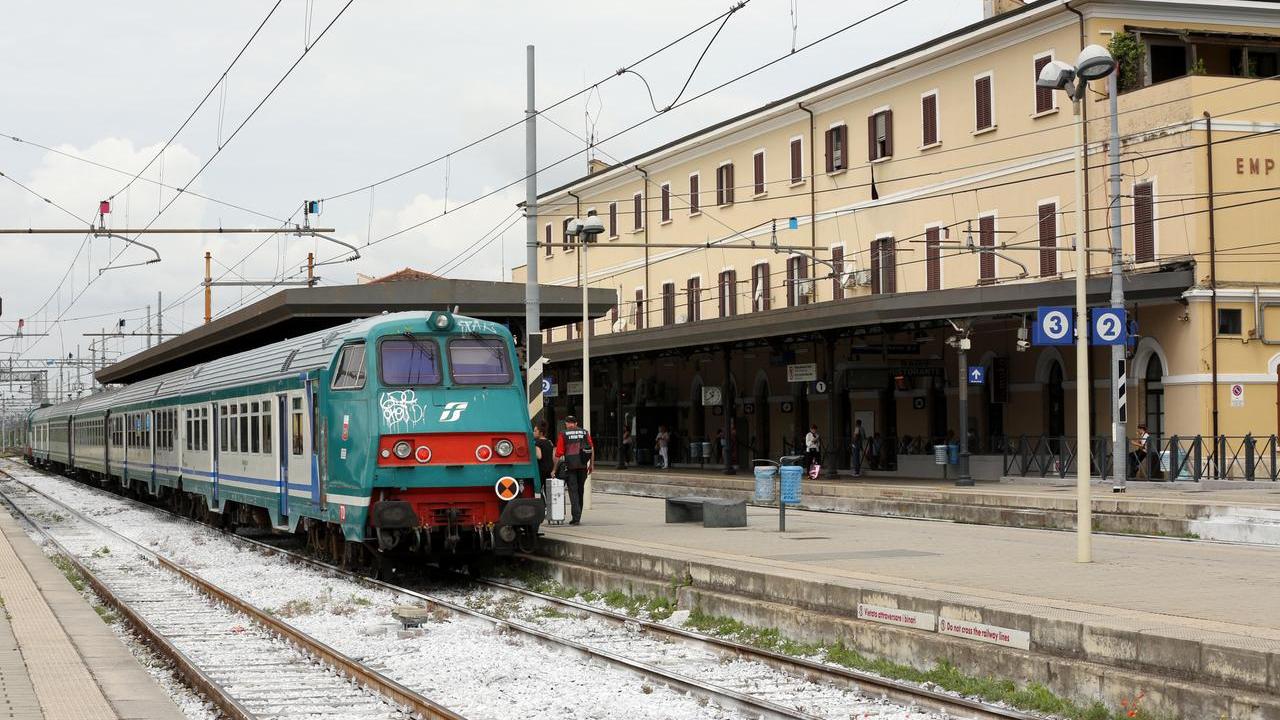 La stazione di Empoli (dall'archivio Carlo Sestini)