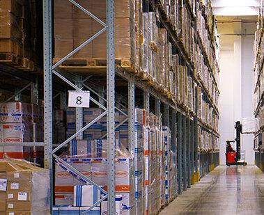 
	Un magazzino per la gestione delle merci (foto d'archivio)

