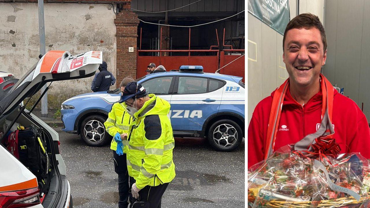 
	Il luogo della tragedia (foto Stick) e la vittima

