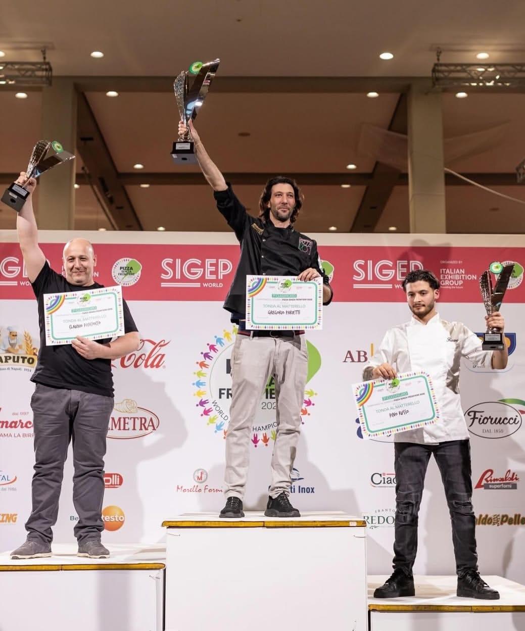 
	Il podio della specialit&agrave; al Sigep di Rimini

