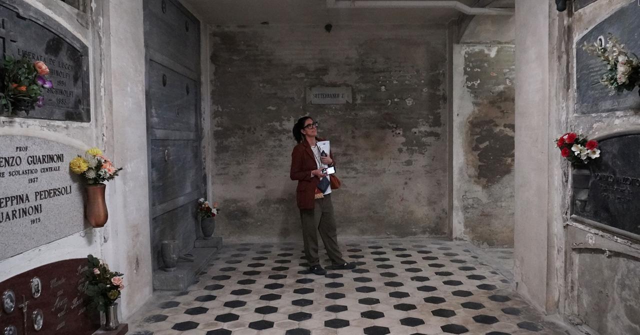 
	Giorgia nel cimitero di San Cataldo

