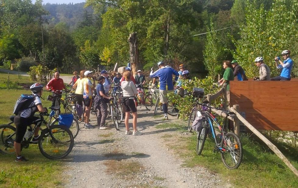 Ciclopedonale del Crostolo verso la Bassa 