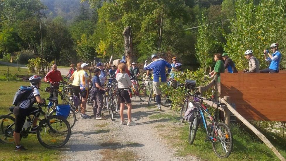 Ciclopedonale del Crostolo verso la Bassa
