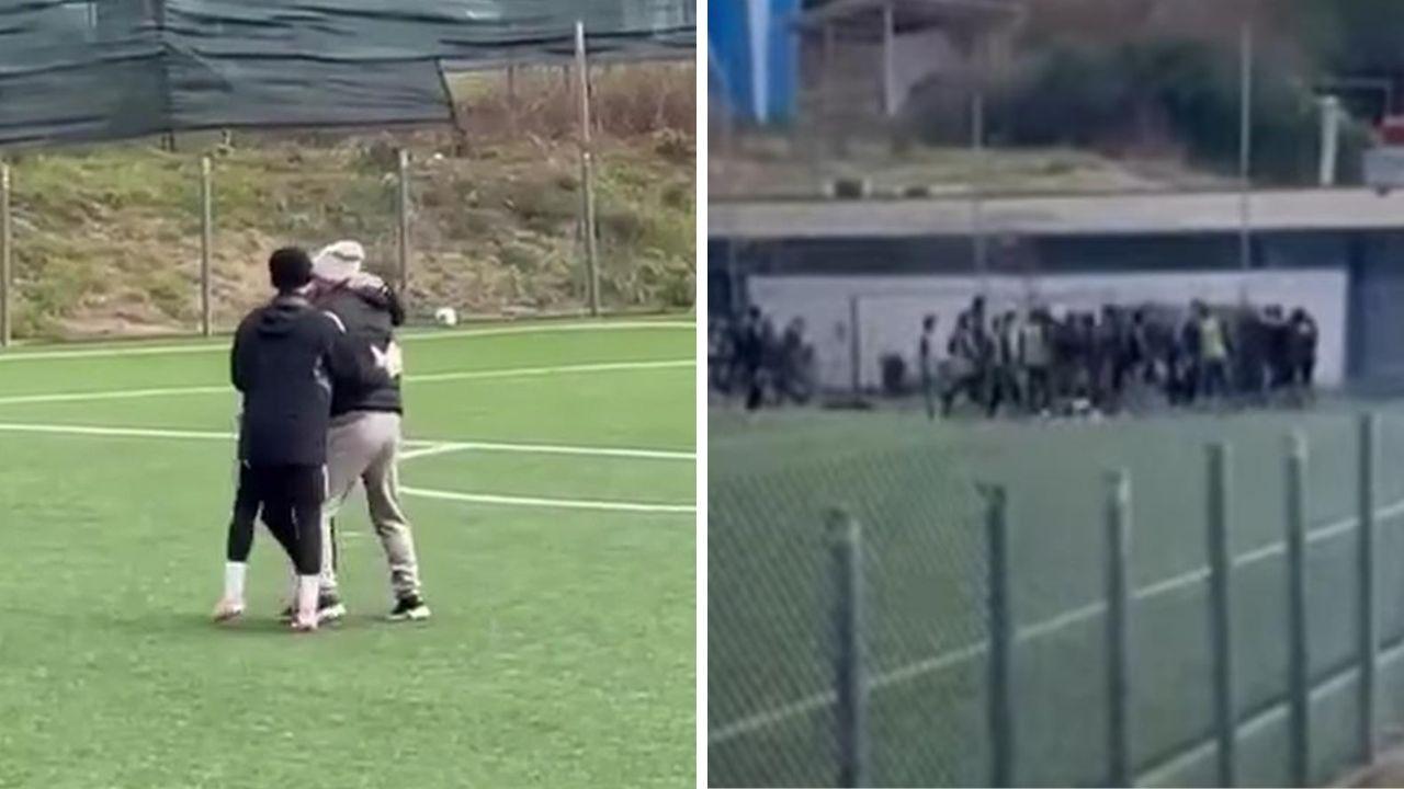 
	Alcuni momenti dal filmato dell'episodio (frame da video della pagina Facebook di&nbsp;Radio Siena Tv)

