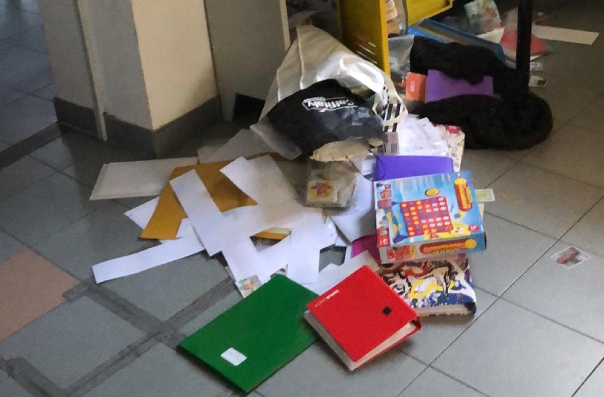 I segni del passaggio dei ladri