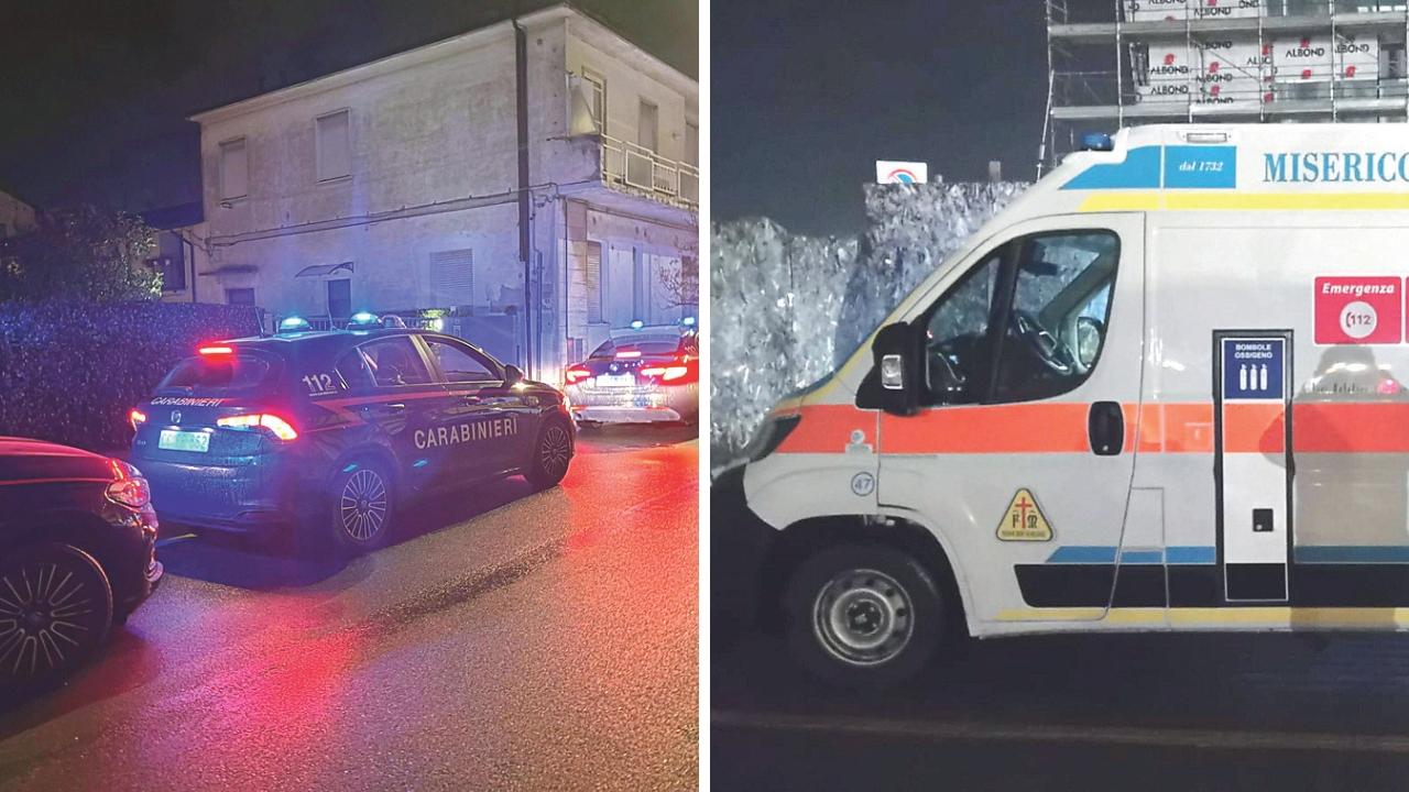 Il luogo dell'aggressione e i soccorsi (Foto Stick)