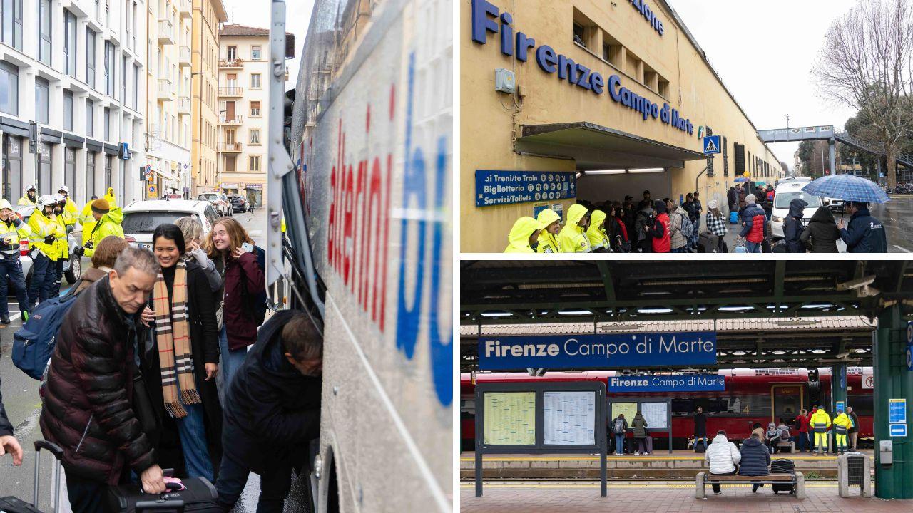 Alcune immagini della giornata di sabato a Firenze