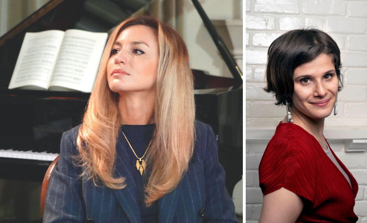
	Beatrice Venezi e la musicologa Delia Casadei

