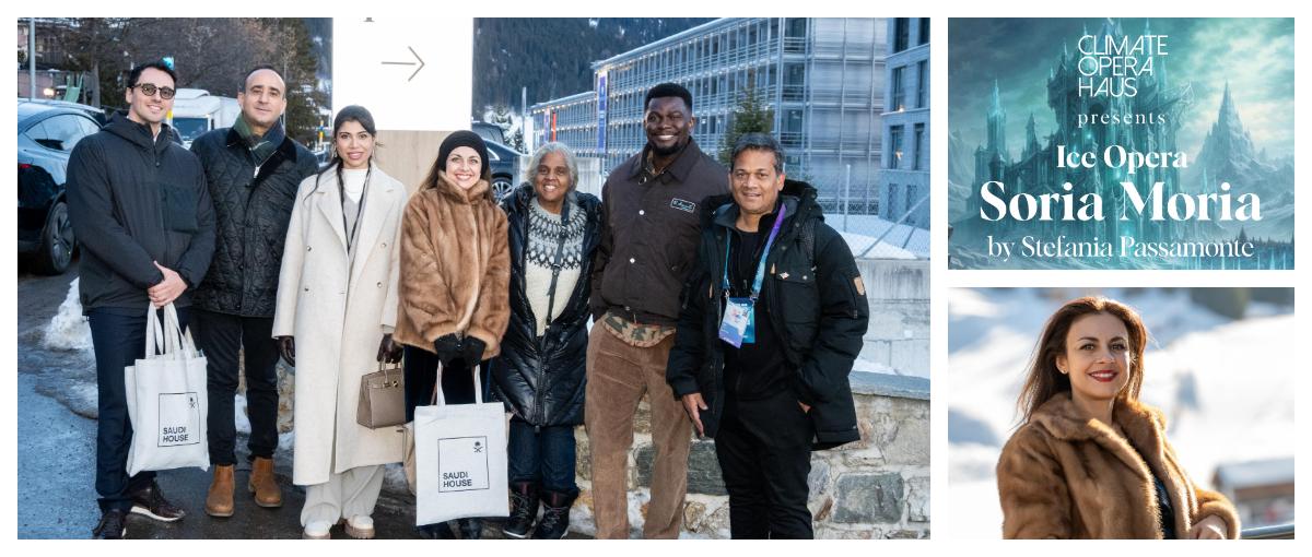 Stefania Passamonte a Davos: la musica racconta il cambiamento climatico