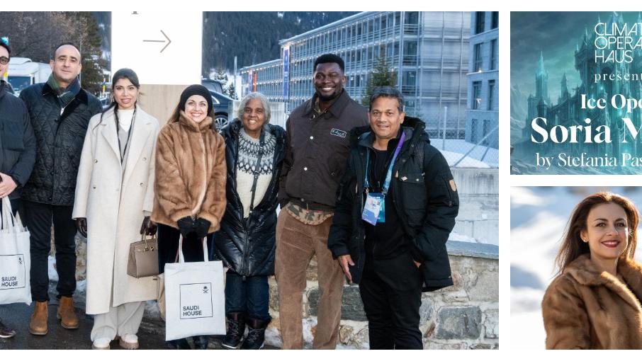 Stefania Passamonte a Davos: la musica racconta il cambiamento climatico