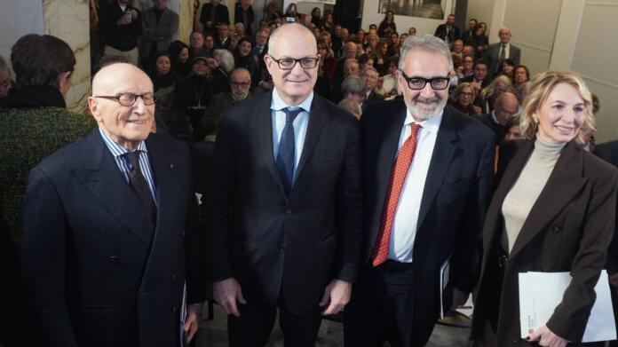 L'inaugurazione della mostra
