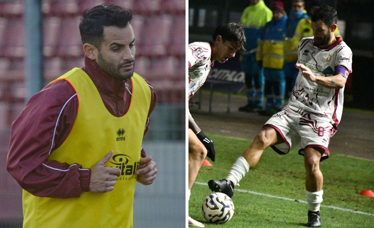 
	Andrea Caponi in maglia granata&nbsp;

