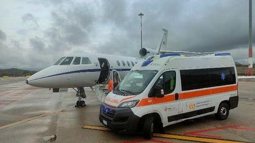 Un Falcon 50 dell’Aeronautica