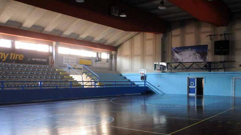 Il palazzetto dello sport di Avenza