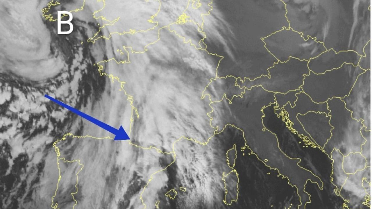 La perturbazione in arrivo sulla Toscana 