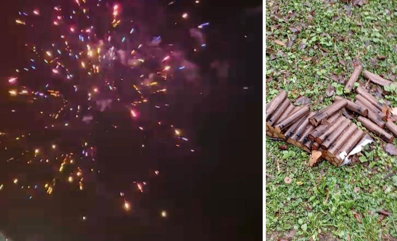 
	I frame dei video girati dai lettori con i fuochi esplosi in citt&agrave; nei giorni scorsi e alcuni botti dentro al parco giochi di via Ximenes

