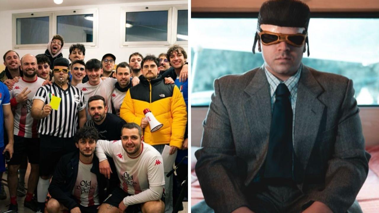 Tony Pitony insieme ai suoi amici toscani del Casottina Team 