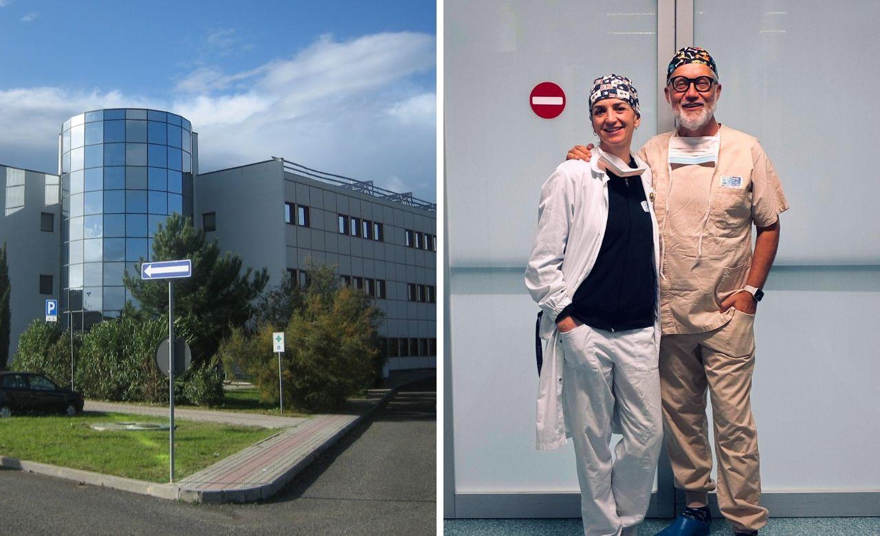 Il primario Stefano Masoni con la dottoressa Letizia Freschi