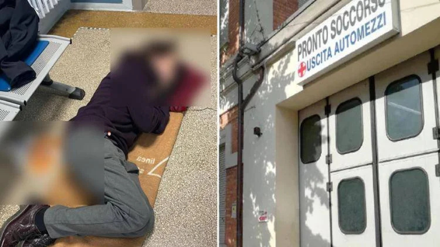 È morto il paziente oncologico costretto a sdraiarsi a terra nel pronto soccorso