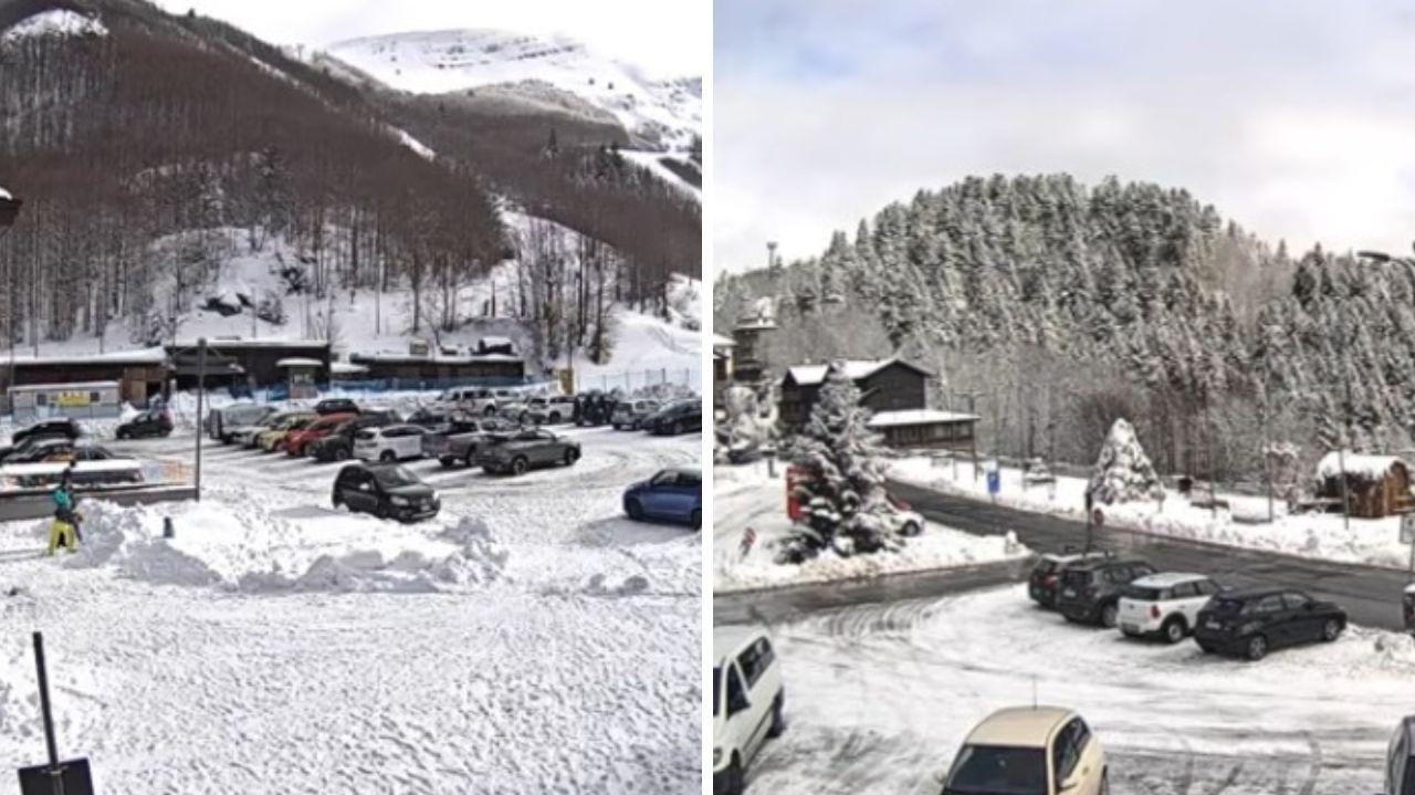 La neve all'Abetone (Foto: PaesaggiDigitali)