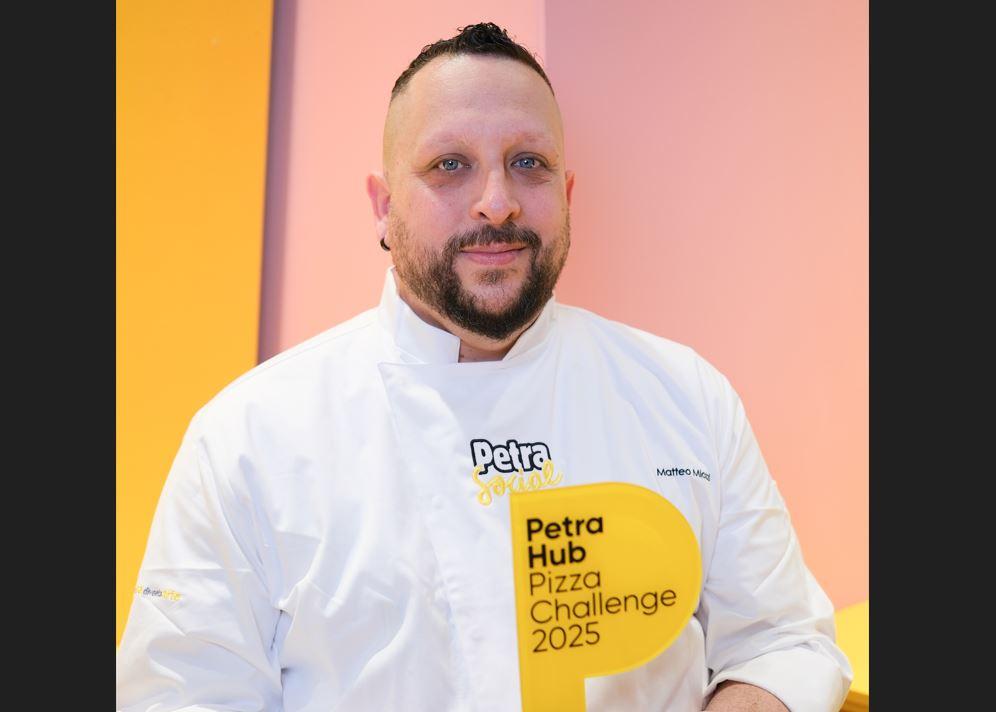 Matteo, il pizzaiolo di Argenta vincitore del Petra Hub Pizza Challenge