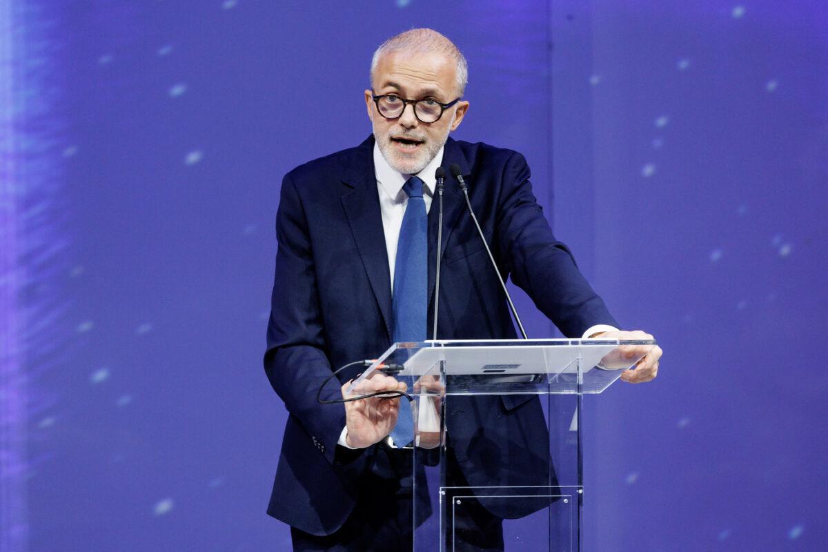 
	Il leader di Pi&ugrave; Uno, Ernesto Maria Ruffini (foto LaPresse/Roberto Monaldo)

