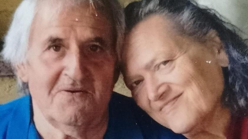 Aurelio Tonarelli con l’amata moglie Piera che gli è sempre stata al fianco ma che purtroppo è scomparsa da tempo