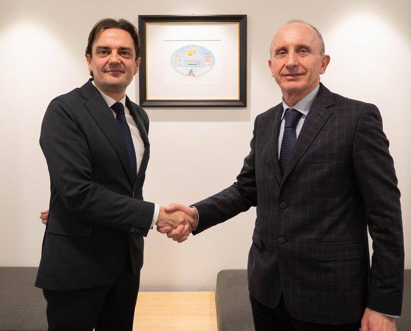 
	Antonio Giusti (a destra) con Francesco Diolaiuti

