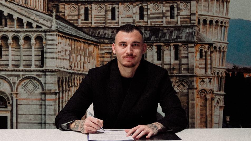 La foto pubblicata dal Pisa sui social