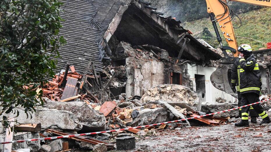 La villetta distrutta