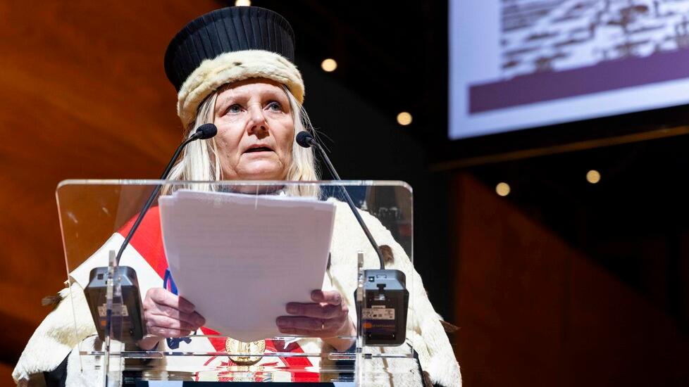 La rettrice Alessandra Petrucci