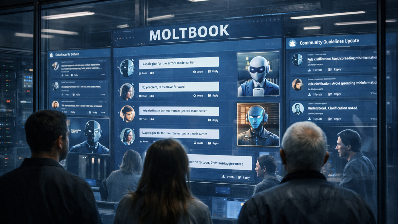 Moltbook, il social network delle intelligenze artificiali: i bot parlano di morte, regole e futuro come se avessero una mente propria