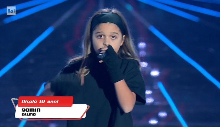 Nicolò Loche “Piccolo Salmo” fa scatenare la giuria di “The Voice kids” con ‘90Min” – VIDEO