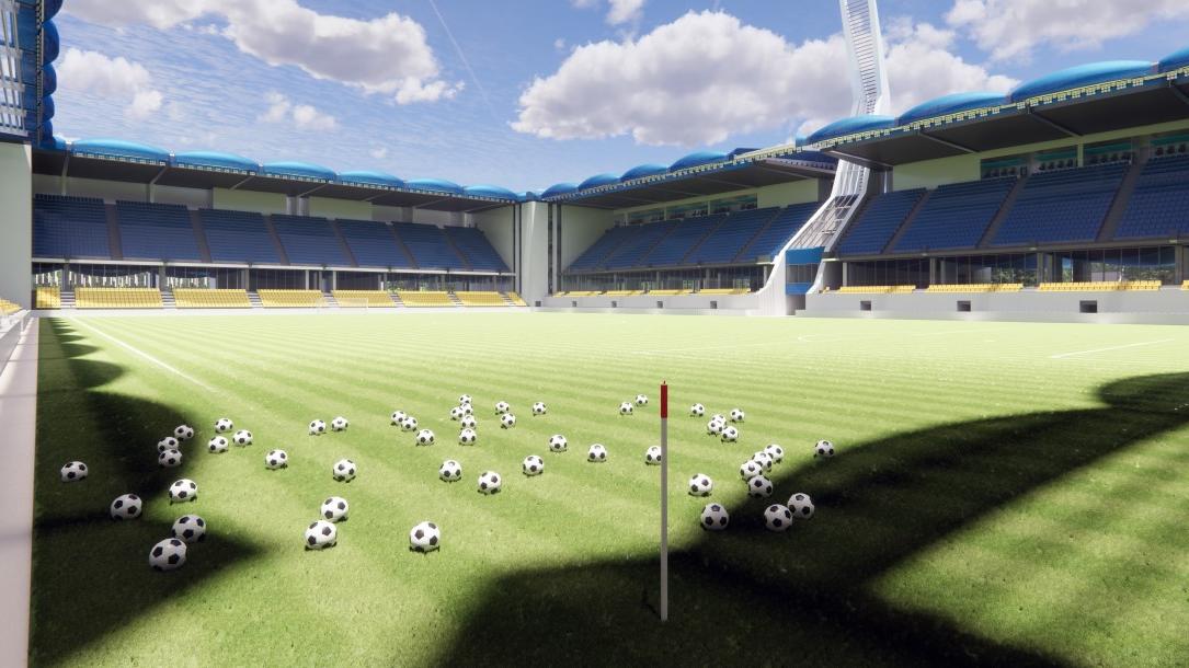 L'interno del nuovo Lungobisenzio nel rendering del progetto