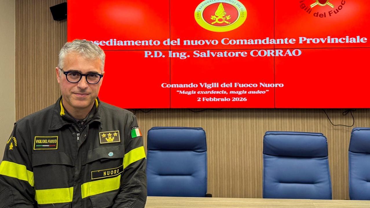 Vigili del fuoco, cambio al vertice nel comando di Nuoro