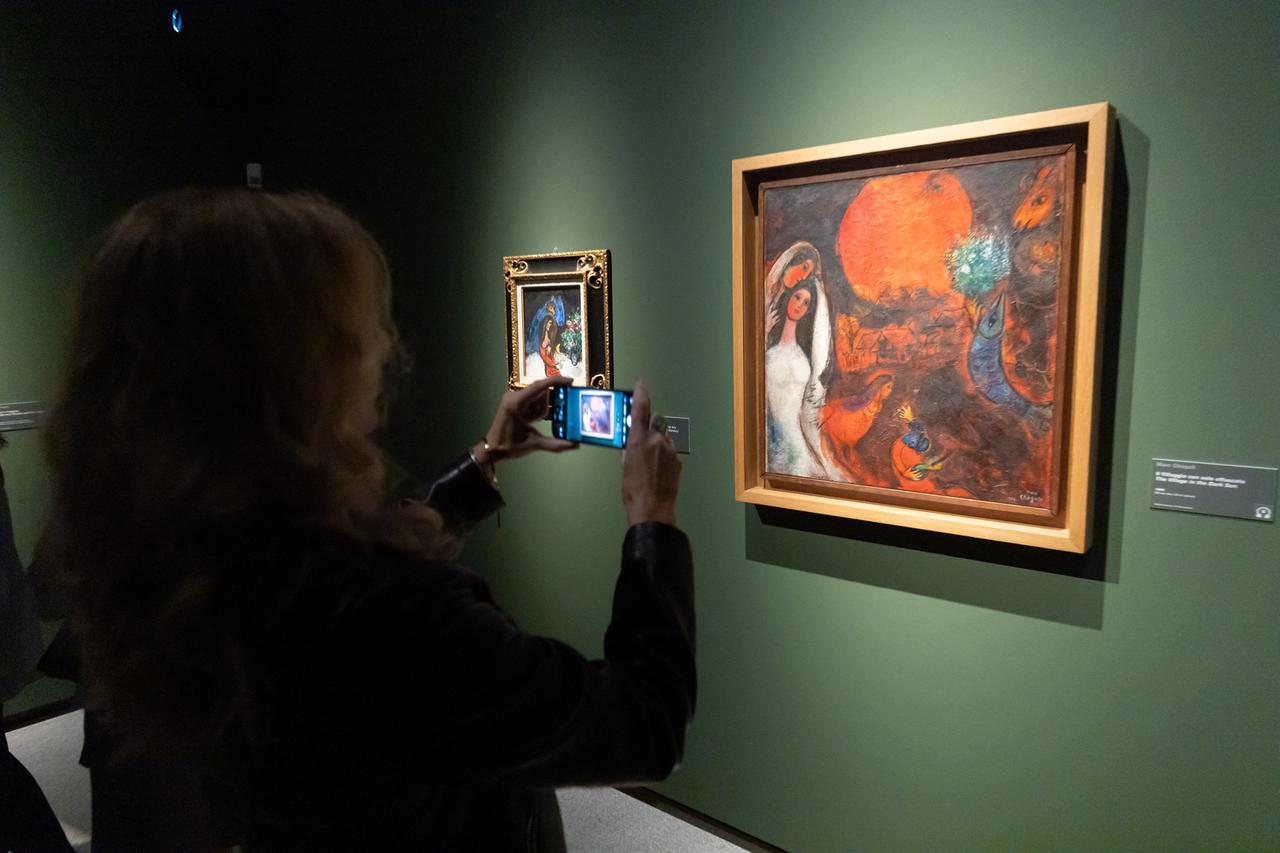 Chagall a Ferrara, 7.744 persone in tre giorni a Palazzo dei Diamanti