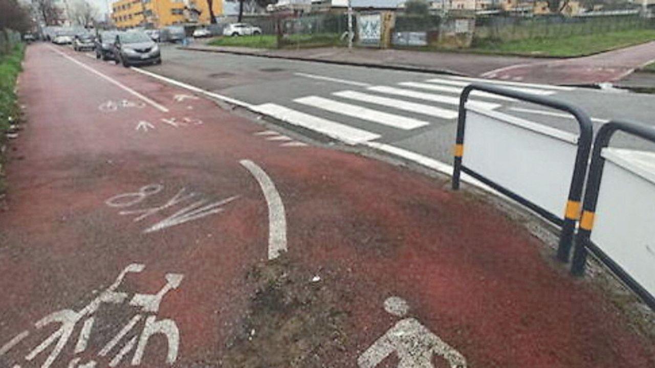 Il luogo in cui è stato aggredito un ragazzo a Prato (foto Ginevra Di Bono)